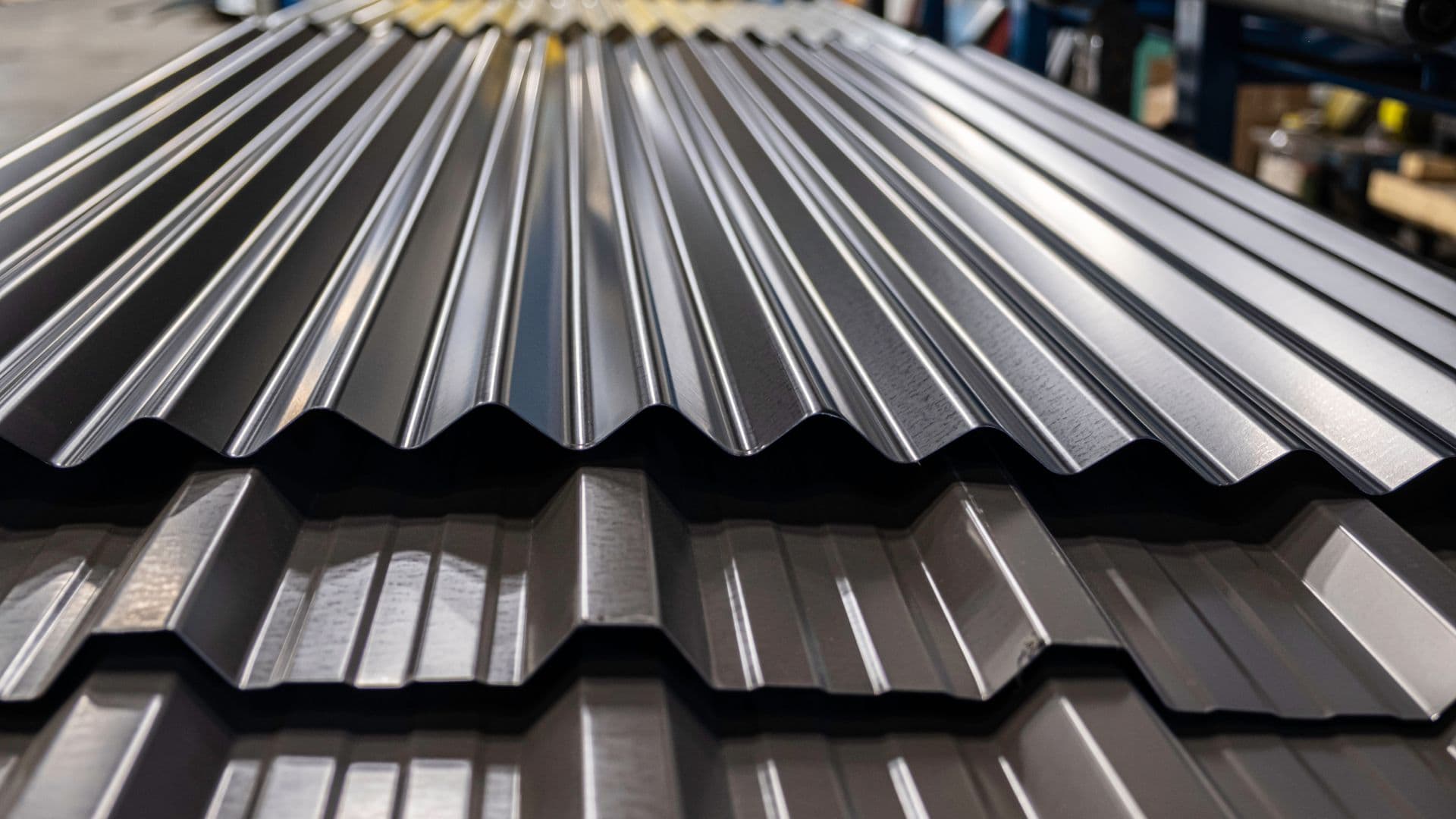 R-panel metal roofing panel detail